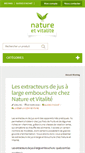 Mobile Screenshot of biomag-nature-vitalite.com
